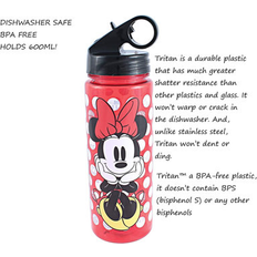 Multicolored Travel Mugs Silver Buffalo Disney Minnie Mouse Plastic/Acrylic Travel Mug