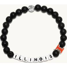 Jewelry Little Words Project Illinois Fighting Illini Lava Stone Bracelet