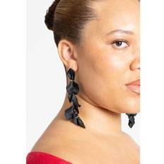 Jewelry Eloquii Women's Linear Petal Earrings in Sugar Swizzle Size NO SIZE