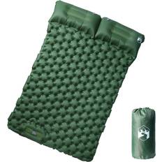 vidaXL Matelas De Camping Autogonflant Avec Oreillers 2 Personnes