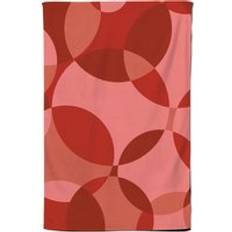 Red Kitchen Towels Warren Reed Circle Pattern Tea Kitchen Towel Red