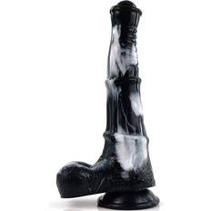 FantasyColors Equinus Dildo Black White 24.5 cm