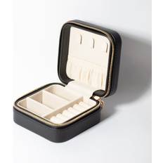 Sort smykkeskrin Sif Jakobs Jewellery Travel Box piccolo sort