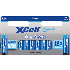 XCell 149653 Alkaline Batterie, AA Mignon 12er-Blister