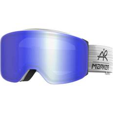 Marker Squadron Ragetti Edition Ski Goggles White Steel Blue CS/CAT3 Clarity Mirror/CAT1