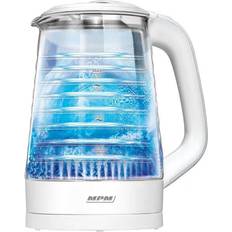 1,7l led edelstahl 2200w teekocher 360° abnehmbar bpa