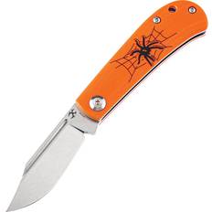 Kansept Knives Bevy Folder Orange Spider Pocket knife