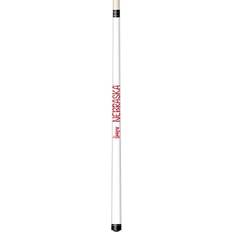 Imperial White Nebraska Huskers Short Billiard Cue