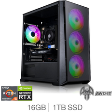 AMD Ryzen 5 Desktop Computers Smallrig Ryzen 5 gaming desktop, 16gb ram, 1tb ssd, rtx