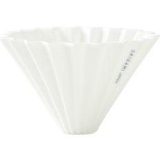 Vita Pour Overs Origami Dripper M Filterhållare Vit