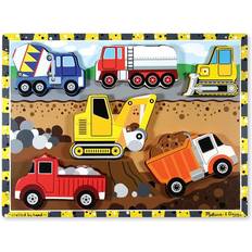 Melissa & Doug Construction Chunky Puzzle 6 Pieces