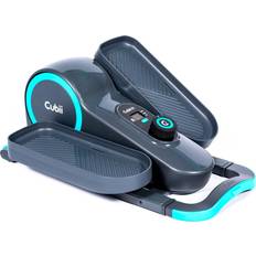 Under Desk Elliptical Bike Pedal Exerciser with LCD Fitness Tracker Screen