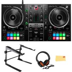 Hercules DJ Control Inpulse 500 Bundle with DJ Laptop Stand, Headphones, and Austin Bazaar Polishing Cloth