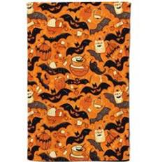 Orange Kitchen Towels Warren Reed Candy-Filled Treat Bags Bats Tea Kitchen Towel Orange