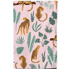 Pink Kitchen Towels Warren Reed Hand Drawn Leopards Tea Kitchen Towel Pink