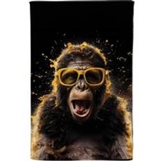 Orange Kitchen Towels Warren Reed Splashart Monkey Face With Tea Kitchen Towel Orange