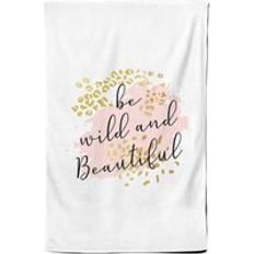 Pink Kitchen Towels Warren Reed Wild And Beautiful Tea Kitchen Towel Pink