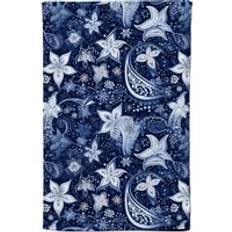 Blue Kitchen Towels Warren Reed Paisley Christmas Stars Tea Kitchen Towel Blue