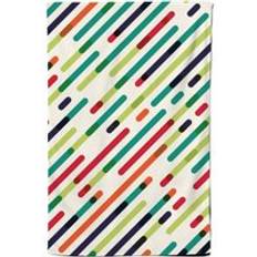 Kitchen Towels on sale Warren Reed Diagonal Abstract Pattern Tea Kitchen Towel Green