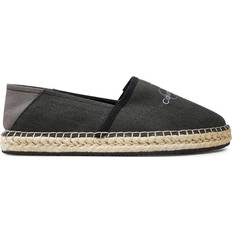 Calvin Klein Damen Espadrilles Calvin Klein Jeans Damen Espadrilles Stoffschuhe, Mehrfarbig Black/Stormfront