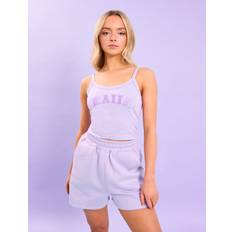 Purple Tank Tops Kaiia Logo Cami Vest Top Lilac