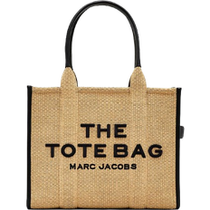 Marc jacobs the large tote bag beige Marc Jacobs The Woven Large Tote Bag - Natural