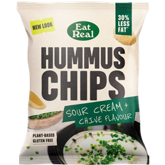 Eat Real Hummus Chips Sour Cream + Chive Flavour 45g