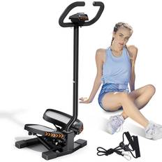 Stair stepper SportsRoyals Stair Stepper For Exercises-Twist With Resistance Bands