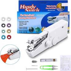 Sewing Machines com-four Liumy portable sewing machine 15pcs handheld sewing machine