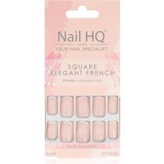 Nail HQ Fyrkantiga False Nails Elegant French 24st