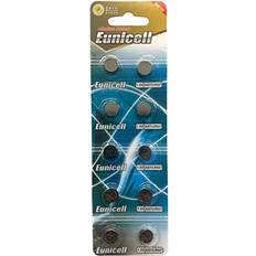 Eunicell 10 x AG7 alkaliska knappcellsbatterier – G7 LR57 LR57SW LR926 LR926SW SR926W L926E LR927 LR927SW 395 399