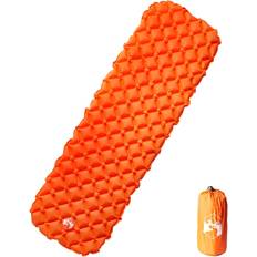 Naranja Colchonetas para Dormir vidaXL Colchón inflable de camping naranja 190x58x6 cm Naranja