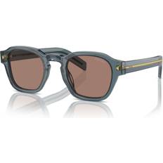 Prada Man PR A16S 17T05D Solglasögon Acetat Blå Brun