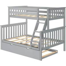 Built-in Storages - Full Bunk Beds Max & Lily ‎186231-121 Twin/Full Bunk Bed