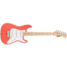 Squier Mini Strat Kids Guitar Special Edition Tahitian Coral