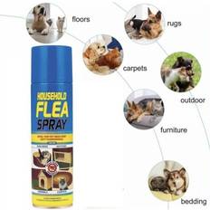 PestShield flea killing spray for cat dogs bed kennel carpets