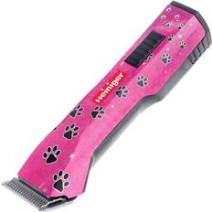 Heiniger saphir style pink paws cordless dog grooming clipper