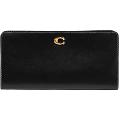 Coach Skinny Wallet - Refined Calf Leather/Brass/Black