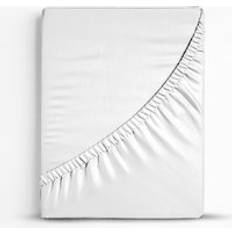 Sweet Dreams Luxury T200 Cotton Deep Box Fitted Bed Sheet White