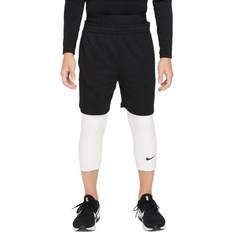 L Base Layer Children's Clothing Nike Big Kid's Pro Dri-FIT Tights - White/White/Black (FJ6819-100)