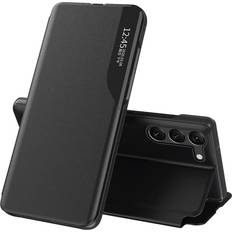 Samsung Galaxy S23 Smart View Window Flip Stand Cover Pu Leather Protective Case Black Samsung Galaxy S23 Smart View Window Flip Stand Cover Pu Leather Protective Case Black