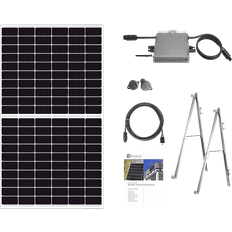 Solarmodule OSNATECH Mini-PV-Set 600 "Balkonkraftwerk" GLAS PREMIUM 375W-1-Starter Balkon-Solaranlage
