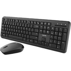 Canyon keyboard & mouse deskset, black cns-hsetw2-uk