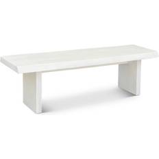 White Settee Benches Urbia Urbia Brooks Settee Bench