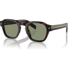 Prada Brun - Unisex Solglasögon Prada PR A16S Polarized Sköldpaddemönstradeshell Solglasögon