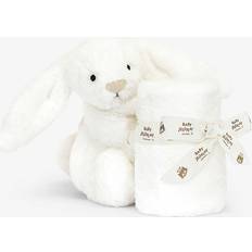 Jellycat White Luxe Bashful Bunny Faux-fur Soother 34cm 1SIZE