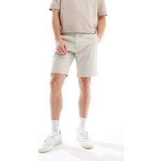 Ben Sherman Shorts Ben Sherman Grå chinoshorts med stretch slim fit