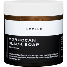 Loelle Moroccan Black Soap with Eucalyptus 200g