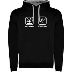 Clothing Kruskis Problem Solution Smash Two-colour Hoodie Black Man