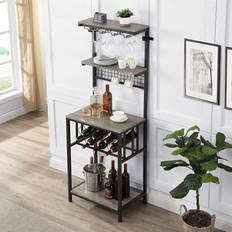 Shelves Liquor Cabinets Williston Forge Freestanding Wine Liquor Cabinet